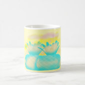 Fruit loop art mistige magische ananas koffiemok (Center)