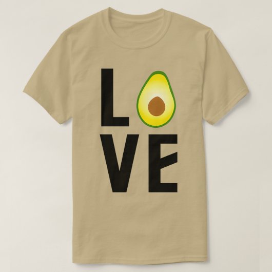 Fruit Love Avocado Love T-shirt (Design voorkant)