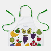 Fruit Lover Foodies Cute Apron  Schort (Voorkant)