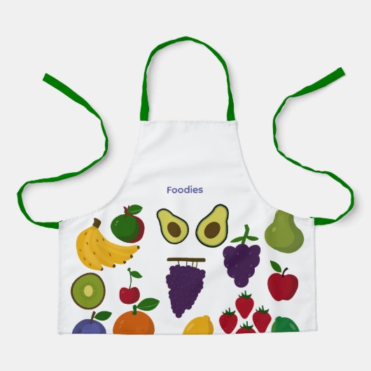 Fruit Lover Foodies Cute Apron  Schort (Voorkant)