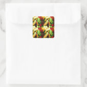 Fruit Lover_ Vierkante Sticker (Tas)