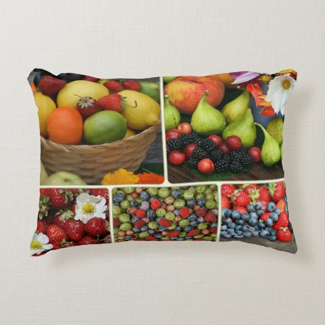 Fruit Medley Accent Pillow Kussen (Voorkant)