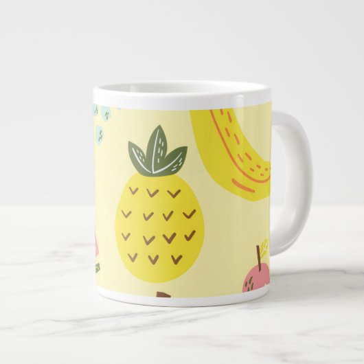 Fruit Medley Coffee Cup Grote Koffiekop (Voorkant rechts)