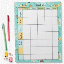 Fruit Memphis Pattern Homework Assignment