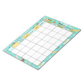 Fruit Memphis Pattern Homework Assignment Notitieblok (Schuin)