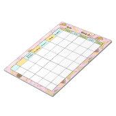 Fruit Memphis Pink Homework Assignment Notitieblok (Schuin)