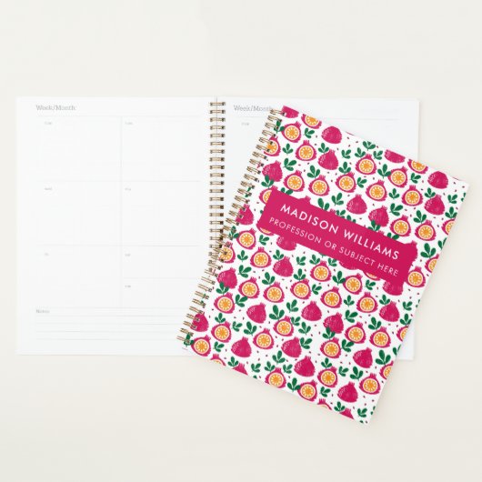 Fruit Modern Bloemen Planner (Display)