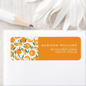 Fruit Modern Flowers Label (Insitu)