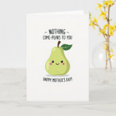 Fruit Moederdag Grappige kaart (Gele Bloem)