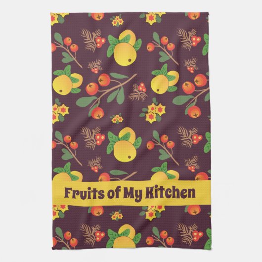Fruit Motif Kitchen Towelen Theedoek (Verticaal)