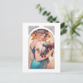 Fruit, Mucha Briefkaart (Staand voorkant)