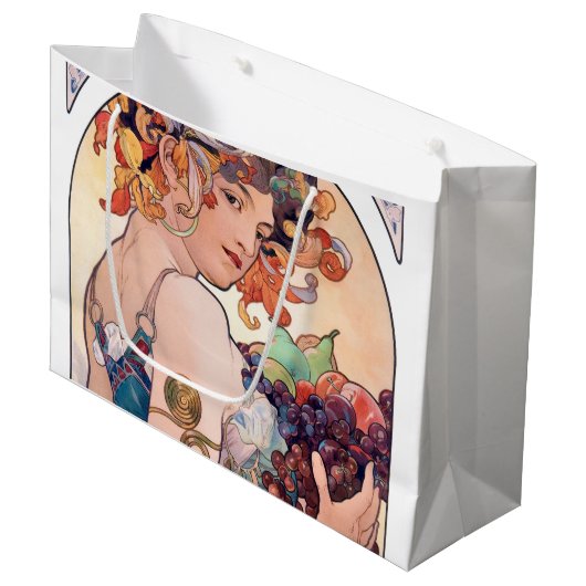 Fruit, Mucha Groot Cadeauzakje (Voorkant Gekanteld)