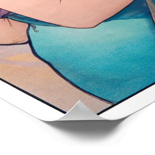 Fruit, Mucha Poster (Hoek)