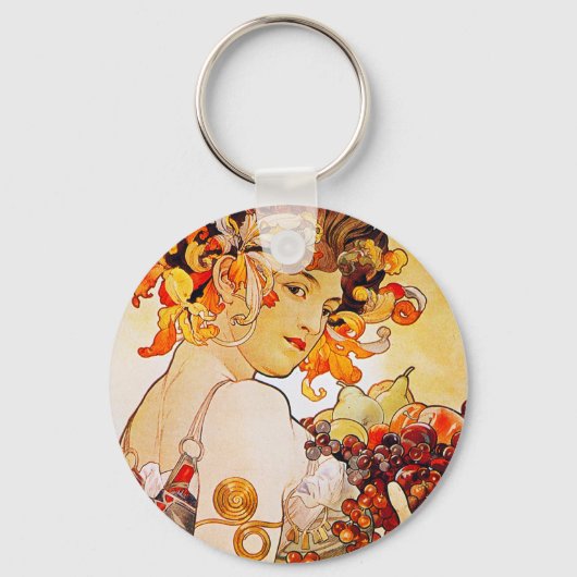 Fruit, Mucha Sleutelhanger (Voorkant)