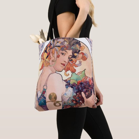 Fruit, Mucha Tote Bag (Dichtbij)