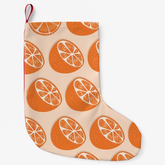 Fruit naadloos patroon. kleine kerstsok (Voorkant)