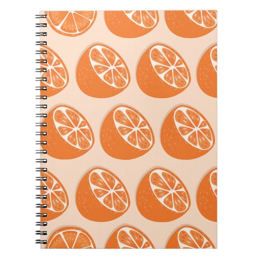 Fruit naadloos patroon. notitieboek (Voorkant)