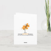 Fruit Note Card - Pineappel Bedankkaart (Achterkant)