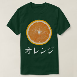 Fruit Note Pop Japans T shirt - Sinaasappel