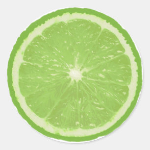 Fruit Note Ronde Sticker - Limoen