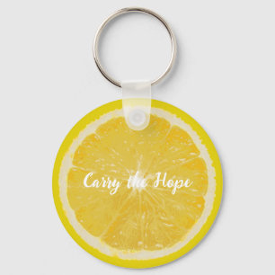 Fruit Note Sleutelhanger - Citroen - Draag de hoop