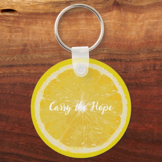 Fruit Note Sleutelhanger - Citroen - Draag de hoop (Voorkant)