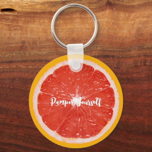 Fruit Note Sleutelhanger - Grapefruit - Pamper (Voorkant)