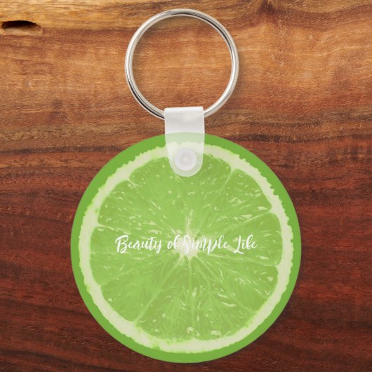 Fruit Note Sleutelhanger - Limoen Beauty of Simpli (Voorkant)