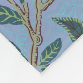 Fruit of Pomegranate William Morris, gepersonalise Fleece Deken (Hoek)