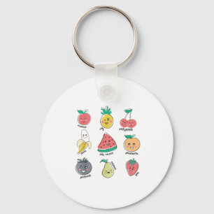 Fruit of Spirit Deugden Schattigee Kawaii Christel Sleutelhanger