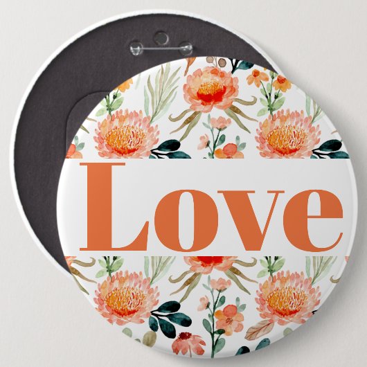 Fruit of the Spirit Button - Love (Voorkant /achterkant)