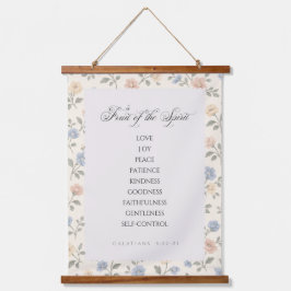 Fruit of the Spirit Galatians 5:22–23 Bible Verse  Hangend Wandkleed