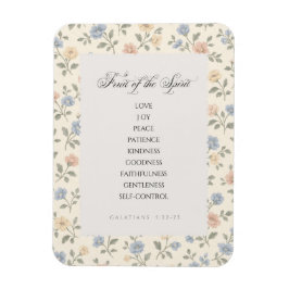 Fruit of the Spirit Galatians 5:22–23 Bible Verse  Magneet
