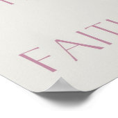 Fruit of the Spirit / Pop Art / Aardbei / Roze Poster (Hoek)