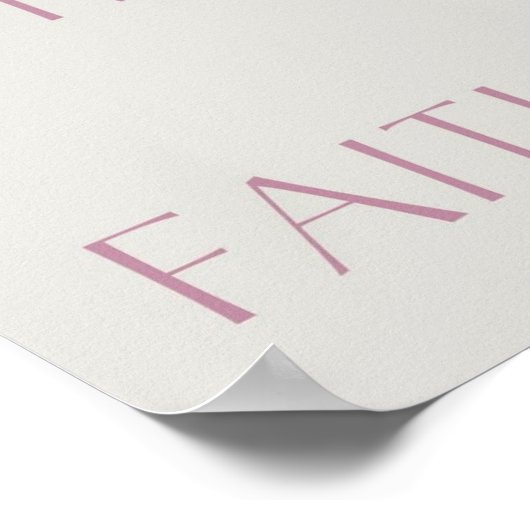 Fruit of the Spirit / Pop Art / Aardbei / Roze Poster (Hoek)