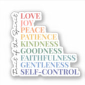 Fruit of the Spirit Sticker (Voorkant)