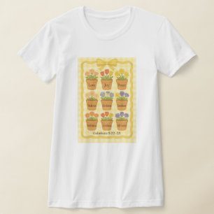Fruit of the Spirit T-shirt geel