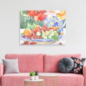 Fruit on a plate 2014 canvas afdruk (Insitu (Woonkamer))