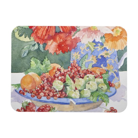 Fruit on a plate 2014 magneet (Horizontaal)