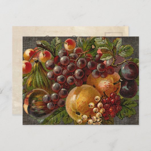  Fruit Oogst Thanksgiving Briefkaart (Voorkant / Achterkant)