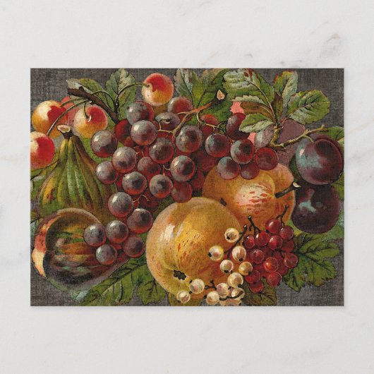 Fruit Oogst Thanksgiving Briefkaart (Voorkant)