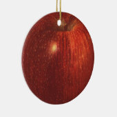  fruit, organische rode heerlijke appel keramisch ornament (Rechts)