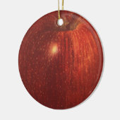  fruit, organische rode heerlijke appel keramisch ornament (Links)