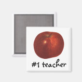  fruit, organische rode heerlijke appel magneet (Voorkant / Achterkant)