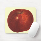  fruit, organische rode heerlijke appel muismat (Met muis)