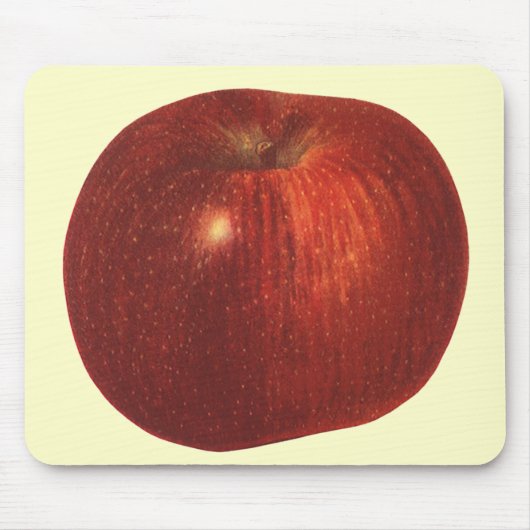  fruit, organische rode heerlijke appel muismat (Voorkant)