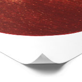  fruit, organische rode heerlijke appel poster (Hoek)