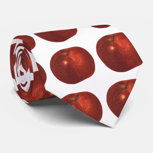  fruit, organische rode heerlijke appel stropdas (Opgerold)