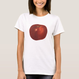  fruit, organische rode heerlijke appel t-shirt