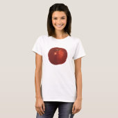  fruit, organische rode heerlijke appel t-shirt (Voorkant volledig)